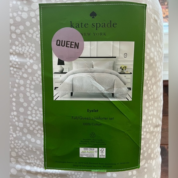 Kate Spade ♠️ Full/Queen Comforter Set NWT - Picture 1 of 4